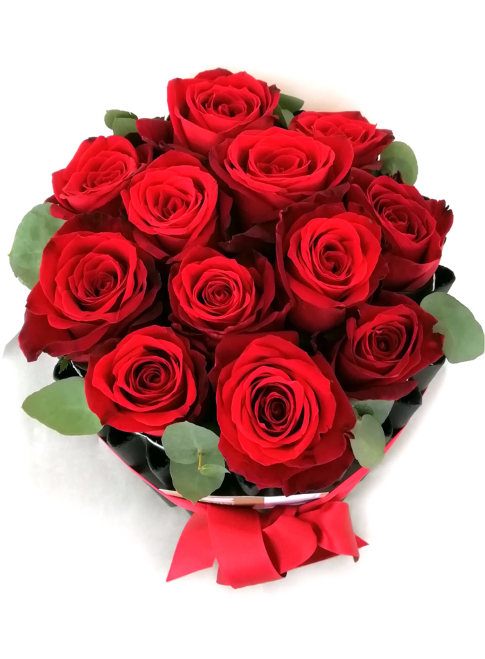 Tasini Fiorista - shop - Flower box Rose Rosse
